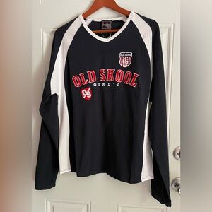 Women’s Old Skool Long Sleeve Shirt. NWT Size 2X (20)